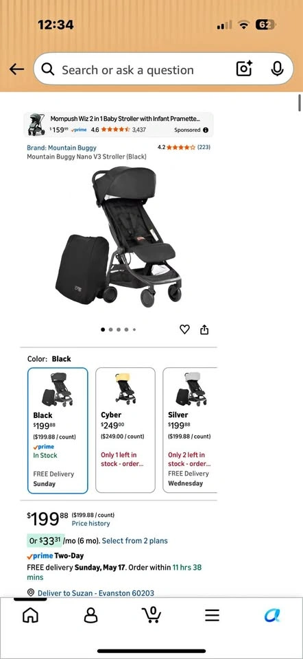 Mountain Buggy Stroller