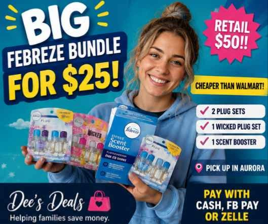 Febreze Plug Ins bundle with 6 refills for only $25! Half off Re - photo 4