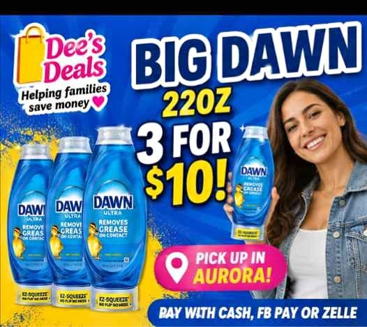 Big 22oz Dawn Squeeze 3 for $10