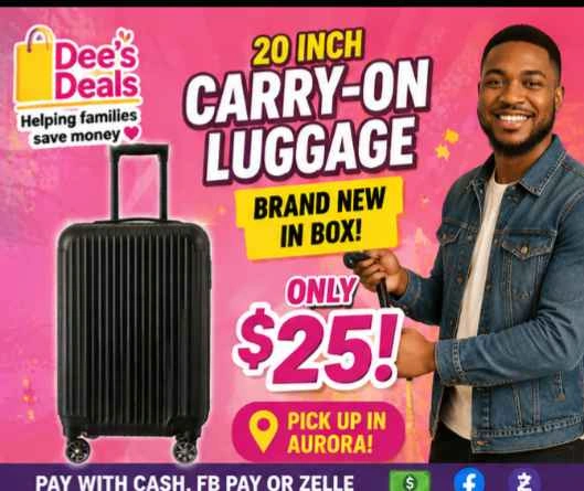 20inch Black Carryon Luggage $25 - photo 2