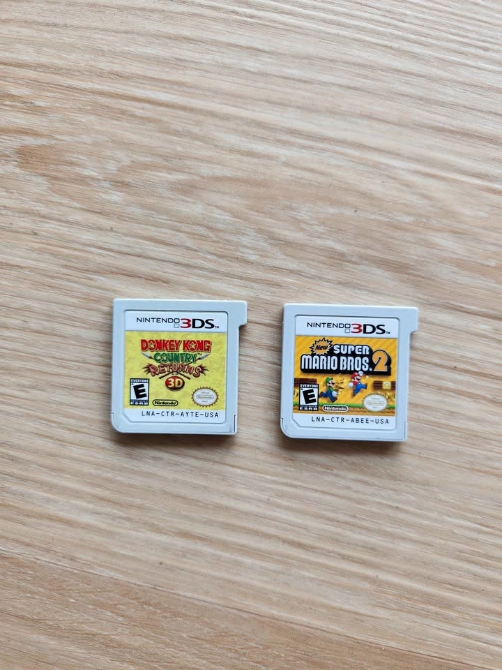 Nintendo 3DS Games - Donkey Kong Country Returns 3D & New Super