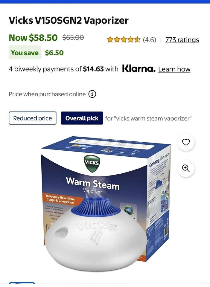 Vicks Vaporizer Bundle