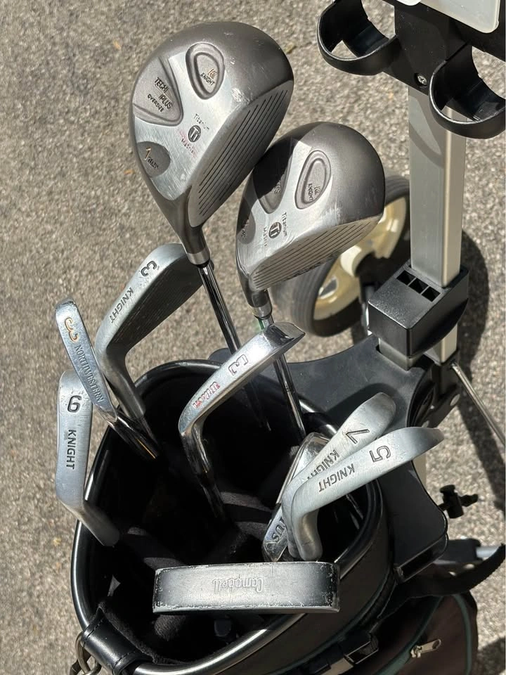 Complete Adult Golf Starter Set – Knight Pull Cart, Bag & Clubs. - photo 4