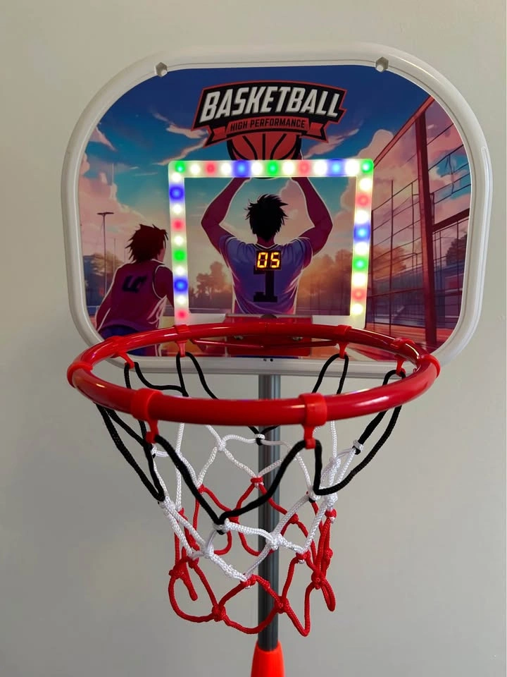 Kids Adjustable Basketball Hoop Set – Indoor & Outdoor – With Mu - photo 2