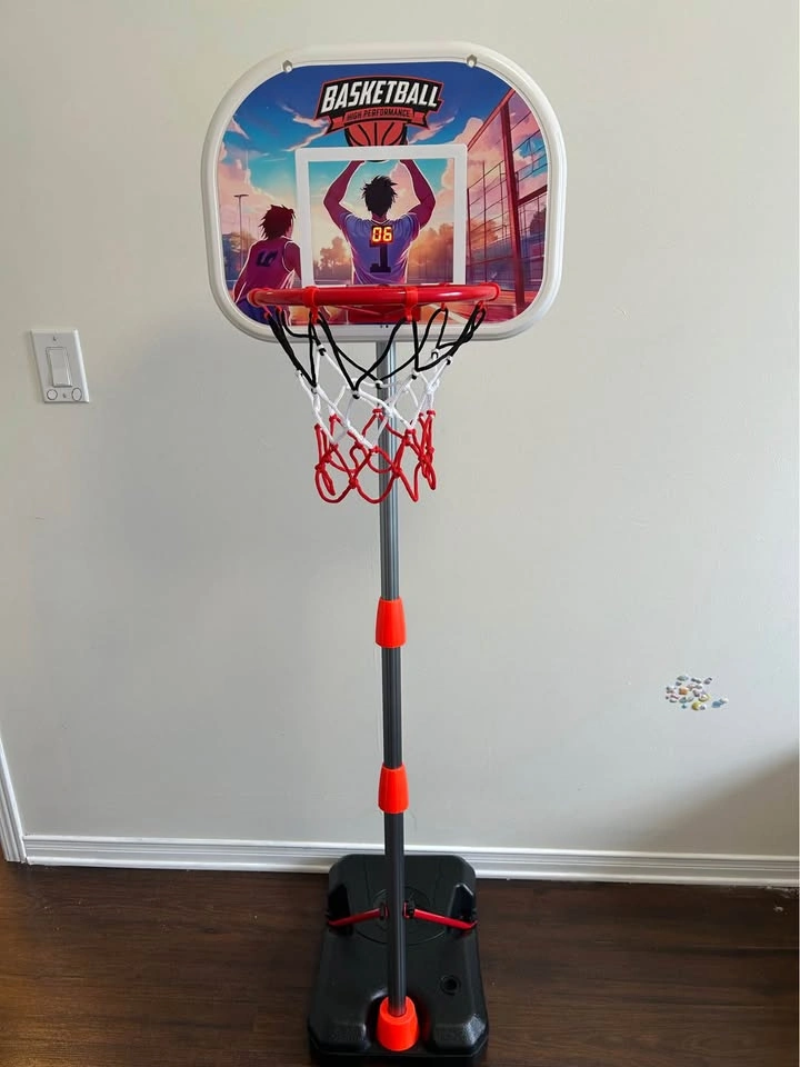 Kids Adjustable Basketball Hoop Set – Indoor & Outdoor – With Mu - photo 3