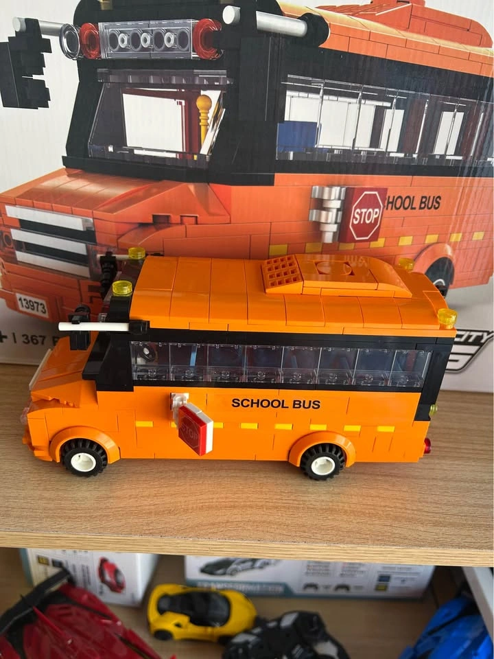 Lego Compatible School Bus / Truck Building Blocks - photo 2