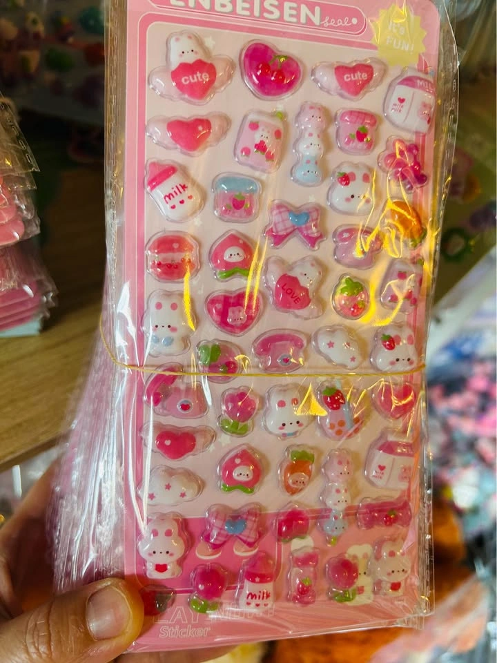 3D Puffy Stickers - Cute Cartoon Stickers for Kids Girls - 1$ fo - photo 2