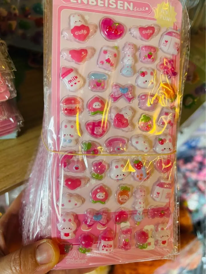 3D Puffy Stickers - Cute Cartoon Stickers for Kids Girls - 1$ fo - photo 2