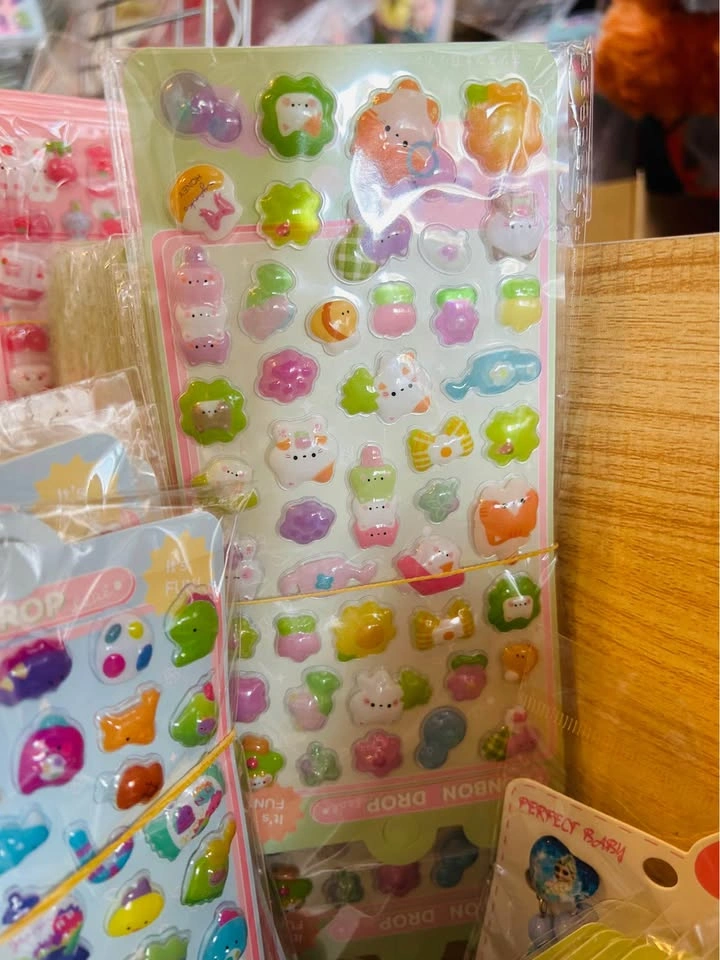 3D Puffy Stickers - Cute Cartoon Stickers for Kids Girls - 1$ fo - photo 3