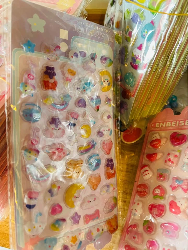 3D Puffy Stickers - Cute Cartoon Stickers for Kids Girls - 1$ fo - photo 5
