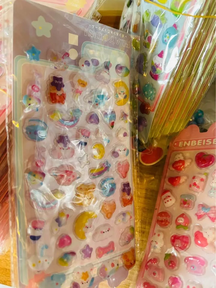 3D Puffy Stickers - Cute Cartoon Stickers for Kids Girls - 1$ fo - photo 5