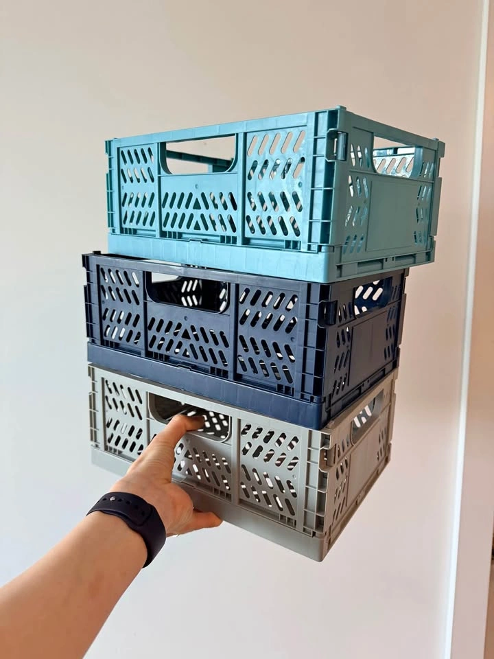 Moving out) 3 Foldable Storage Crates