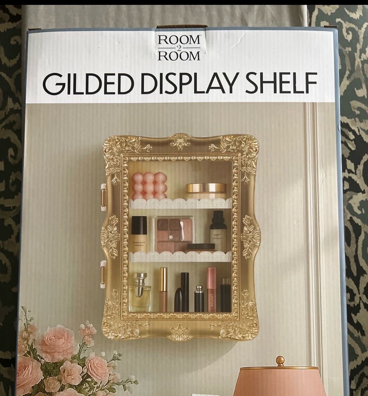 Gilded Display Shelf