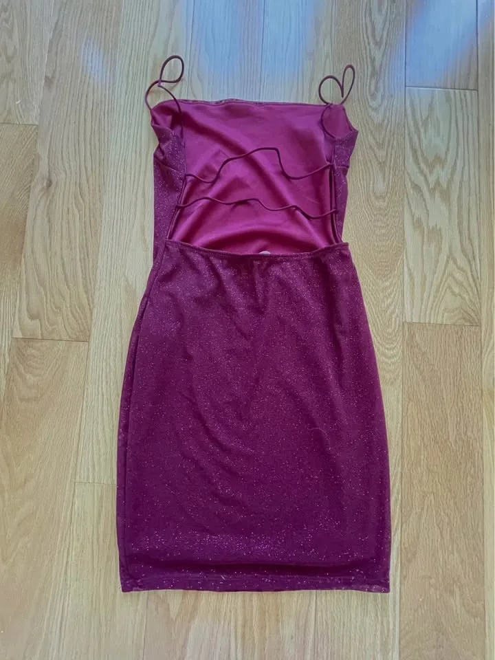 MISTYROSE Open Back Mini Dress - Red - photo 2