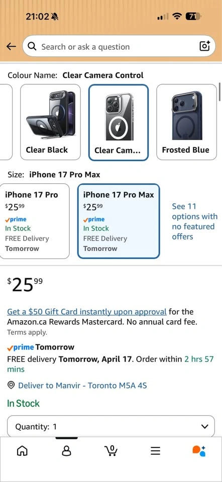 ESR Brand new iPhone 17 pro max case with stand - photo 4