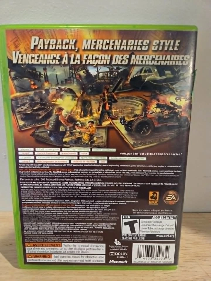 Xbox 360 - Mercenaries 2: World in Flames - photo 2