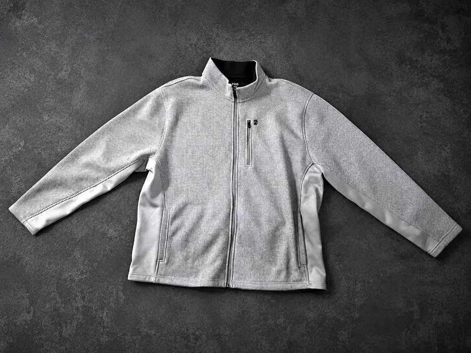 IZOD Gray Full-Zip Jacket XXL