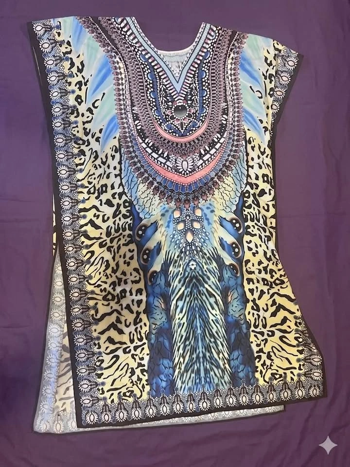 Colorful Boho Kaftan Dress - photo 2