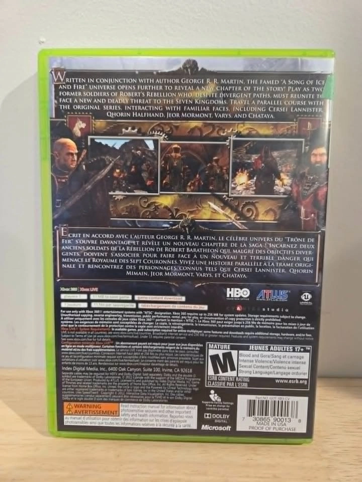 Game of Thrones (Xbox-360) - photo 2