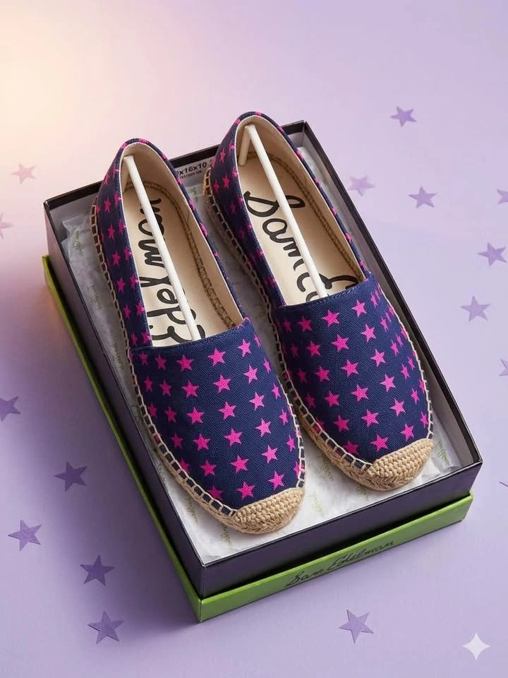 Sam Edelman Felicia Star Print Espadrille Flats