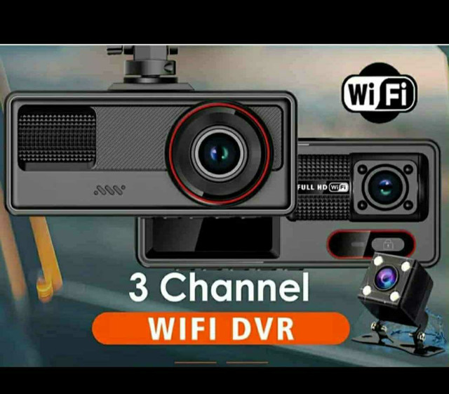 HD Vehicle BLACKBOX DVR with 3 Channel Video and WiFi connectivi - photo 3