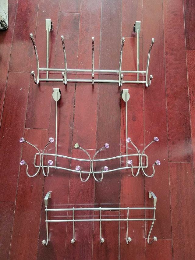 Moving Sale: 3 Over the Door Hooks for $25