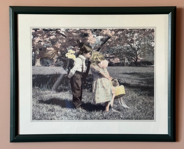 Kim Anderson Romantic Children Framed Art Print