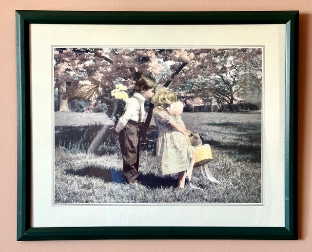 Kim Anderson Romantic Children Framed Art Print - photo 2