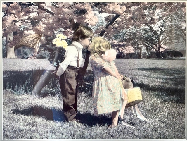 Kim Anderson Romantic Children Framed Art Print - photo 3