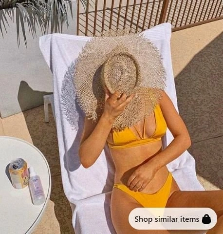 Beach Bunny XS 2 High Apex Larson Sutton Bikini Topaz Gold $200