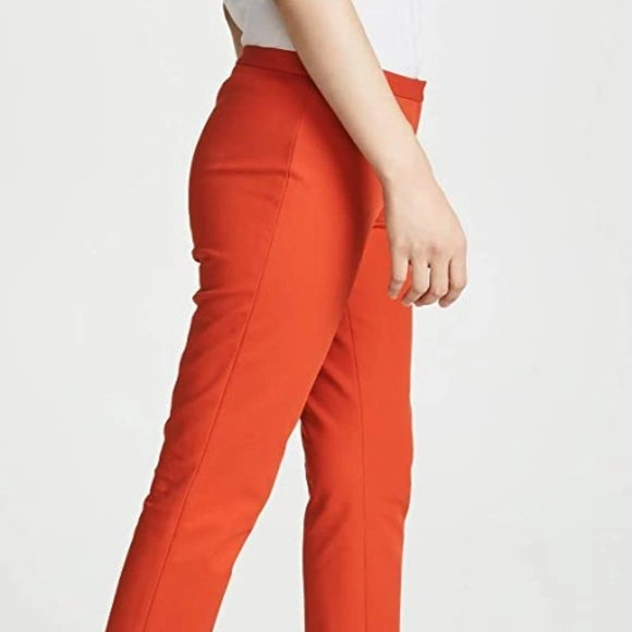 THEORY NEW Orange Double Stretch Jacket Pants Sz 6 & 4 - photo 2