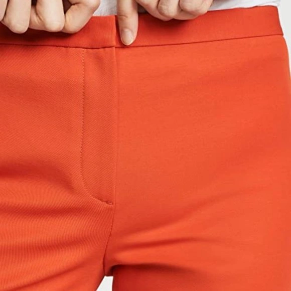 THEORY NEW Orange Double Stretch Jacket Pants Sz 6 & 4 - photo 4