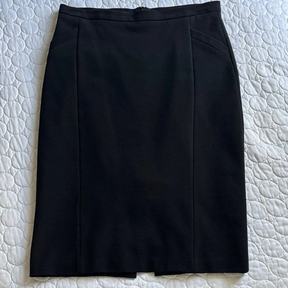 Teenflo (Judith & Charles) BLACK Knit Pencil Skirt sz 2/4 - photo 2