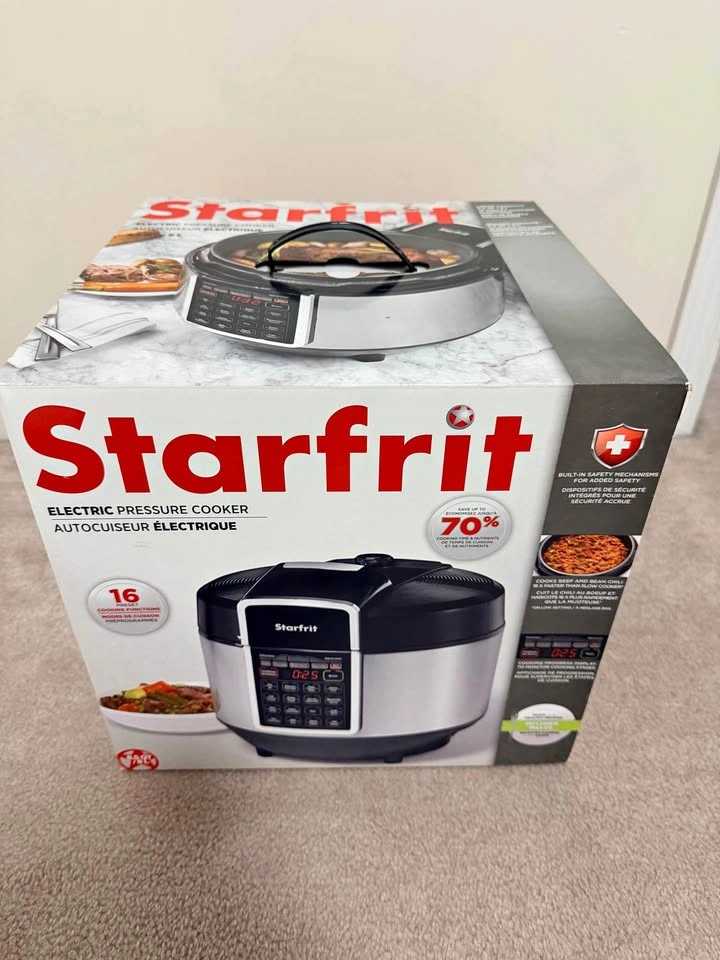 Electric Pressure Cooker - 8.5 qt - New