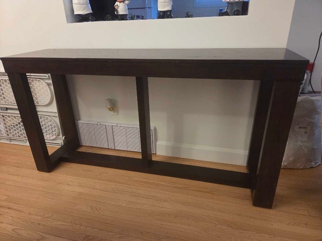 Modern Sofa Table - Espresso Finish (64") - photo 2