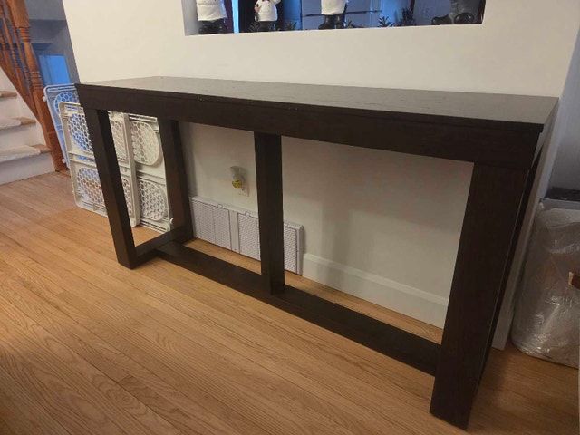 Modern Sofa Table - Espresso Finish (64") - photo 3