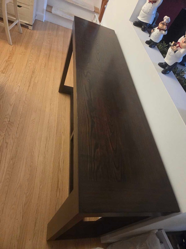 Modern Sofa Table - Espresso Finish (64") - photo 4