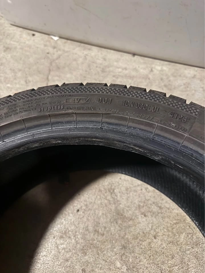 2 Continental VikingContact Winter Tires 205/45/17 - photo 3