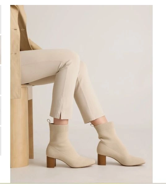 New Quince Bone Eco Stretch Boots - Size 9/9.5 - photo 4