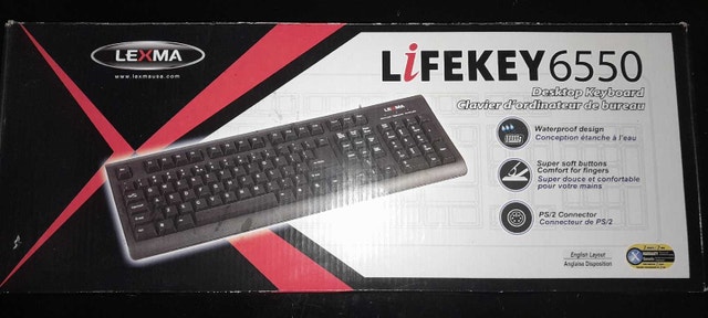 Lexma Lifekey 6550 Wired Keyboard