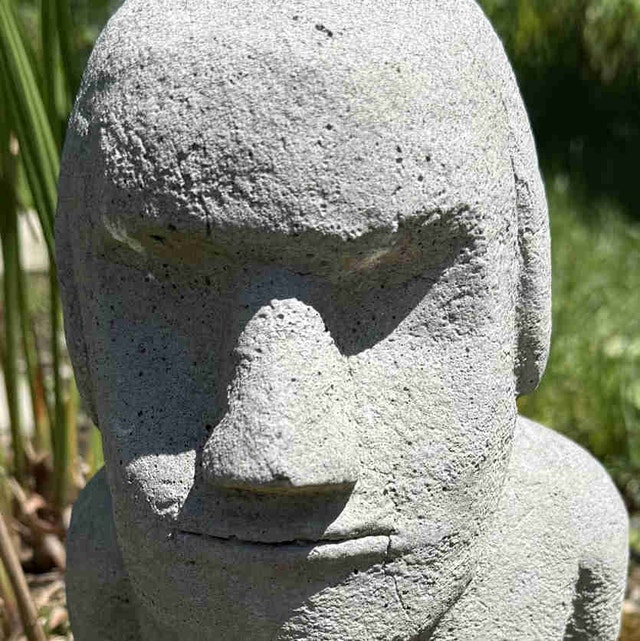 Moai Cement Statue