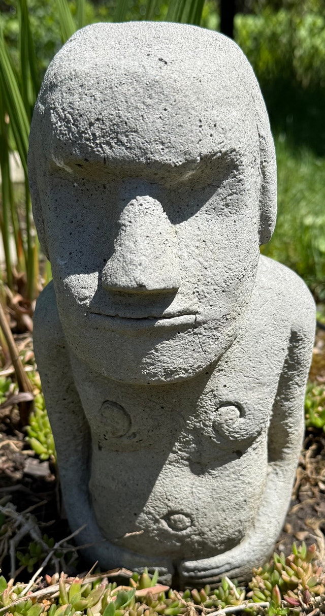Moai Cement Statue - photo 2