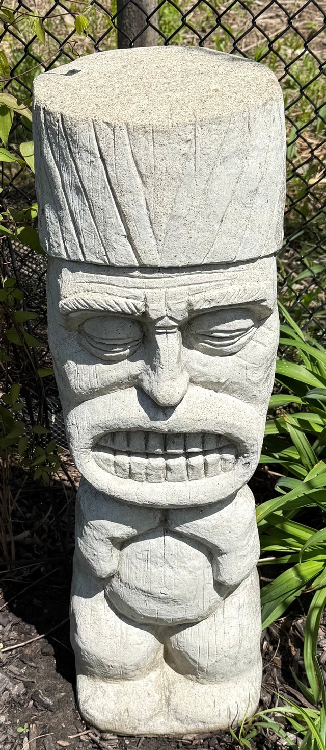 Tiki Cement Statue - photo 2