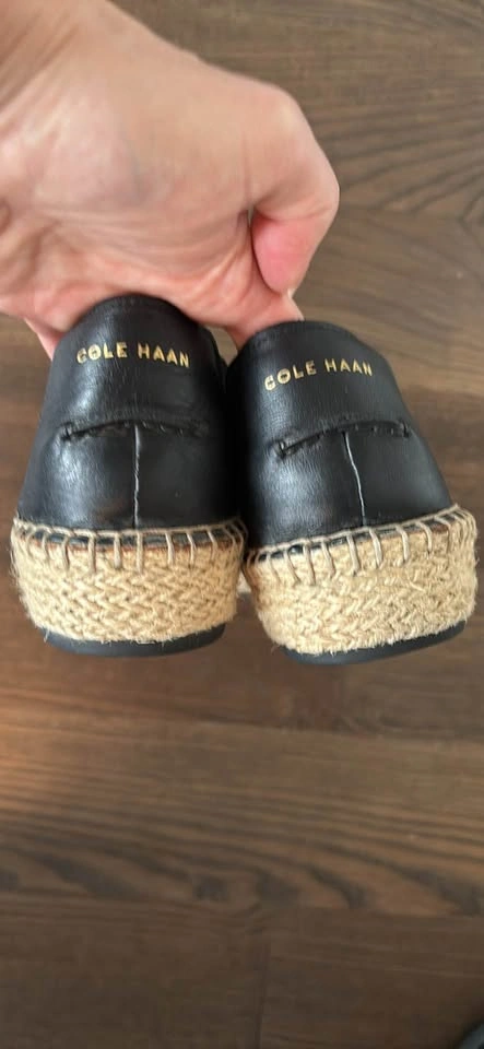 Cole Haan Black Knit Espadrille Loafers - Size 9 - photo 2