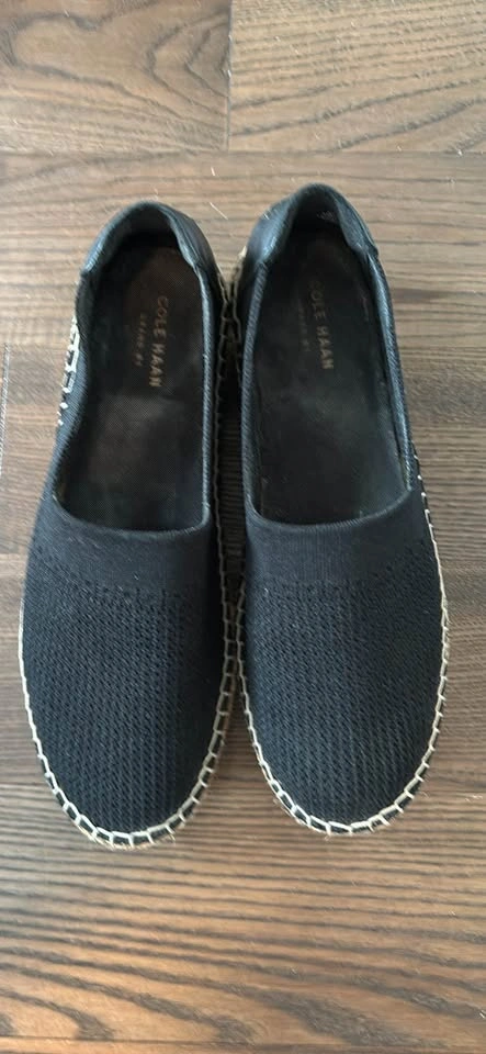 Cole Haan Black Knit Espadrille Loafers - Size 9 - photo 3