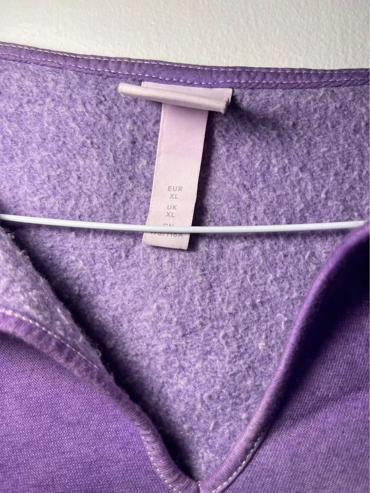 Purple & Blue Tie-Dye Sweater | Comfortable Everyday Top - photo 3