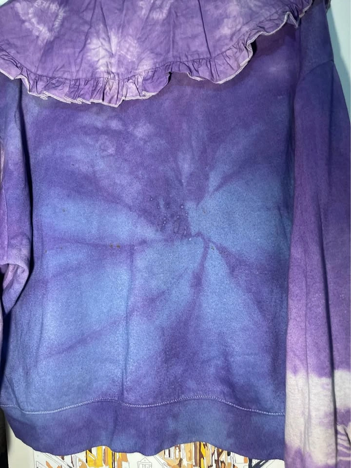 Purple & Blue Tie-Dye Sweater | Comfortable Everyday Top - photo 5