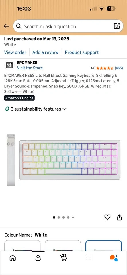Epomaker HE68 Lite Hall Effect Gaming Keyboard - photo 3