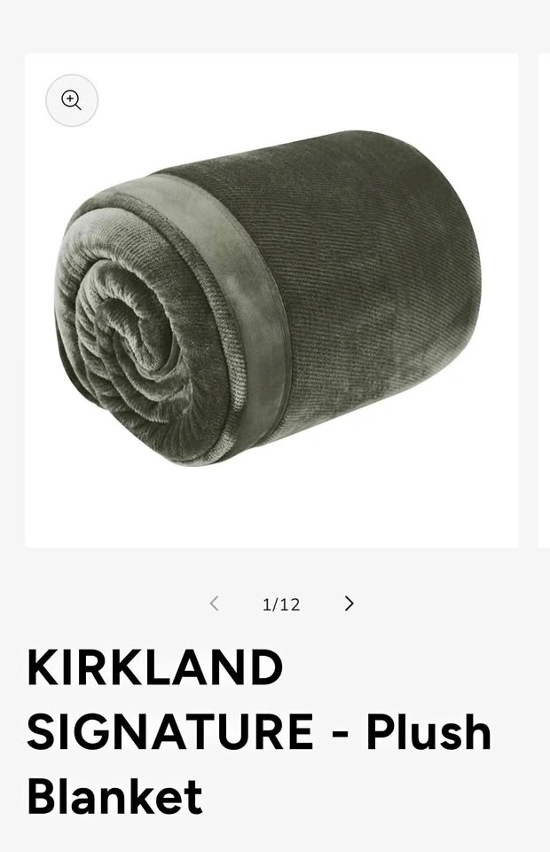 Kirkland Plush Blanket - King