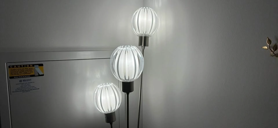Floor lamp with 3 lights - photo 2